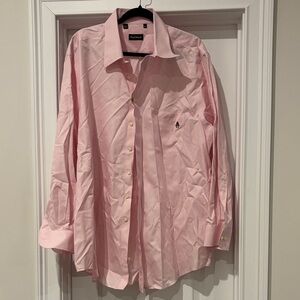 Paul Stuart Light Pink Dress Shirt for Men Size XXL